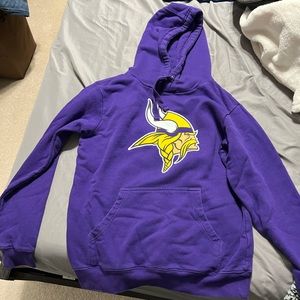 NFL Minnesota Vikings hoodie purple size small